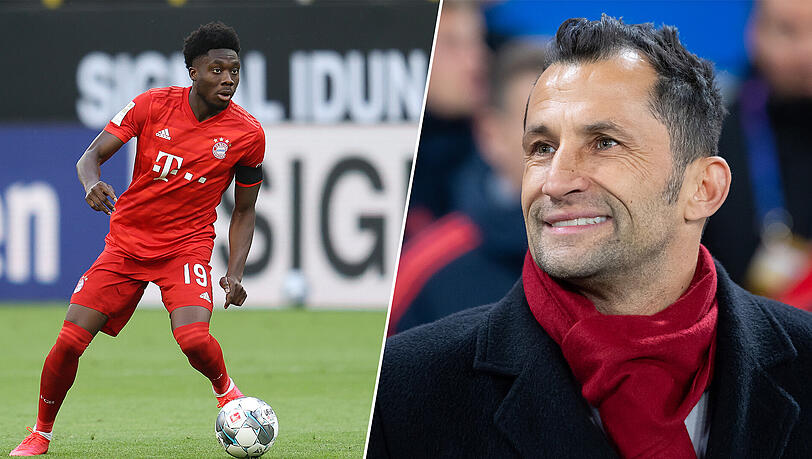 Hasan Salihamidzic verpflichtete Alphonso Davies im Sommer 2018. Hasan Salihamidzic verpflichtete Alphonso Davies im Sommer 2018.