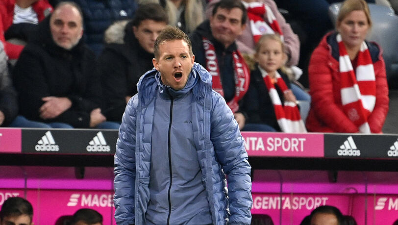 Bayern-Coach Julian Nagelsmann muss sich derzeit mit zahlreichen Corona-Problemen beim FC Bayern herumschlagen.