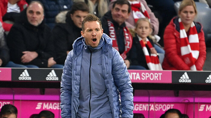 Bayern-Coach Julian Nagelsmann muss sich derzeit mit zahlreichen Corona-Problemen beim FC Bayern herumschlagen.