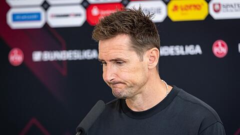 Schwierige Zeit als Nürnberger Trainer: Miroslav Klose.
