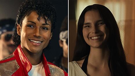 Die Macher von "Michael" (l.) und "Obsession" hoffen auf viele Golden-Globes-Nominierungen - aber in welchen Kategorien?