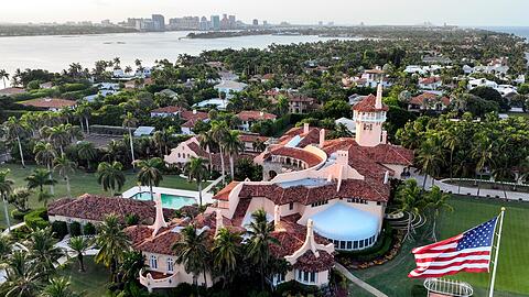 Der US-Pr&auml;sident h&auml;lt sich am Wochenende oft in seinem Anwesen Mar-a-Lago auf. (Archivbild)