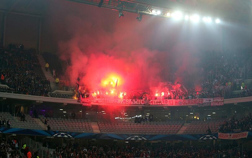 Die Bayern gegen Lille - sehen Sie hier die Bilder des Spiels.