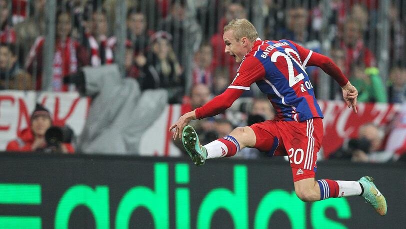 Sein ersten Bundesligator im Bayern-Trikot: Sebastian Rode beim 4:0-Sieg gegen 1899 Hoffenheim. Sein ersten Bundesligator im Bayern-Trikot: Sebastian Rode beim 4:0-Sieg gegen 1899 Hoffenheim.