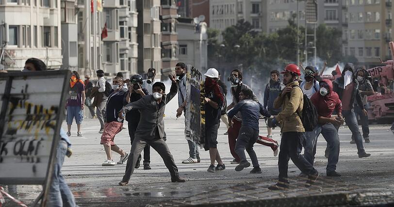 Die Situation auf dem Taksim Platz: Die Bilder.