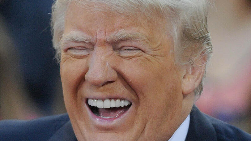 Platz eins: Bei den Personen mit dem stärksten Anstieg im Suchinteresse liegt der Name "Trump" ganz vorne