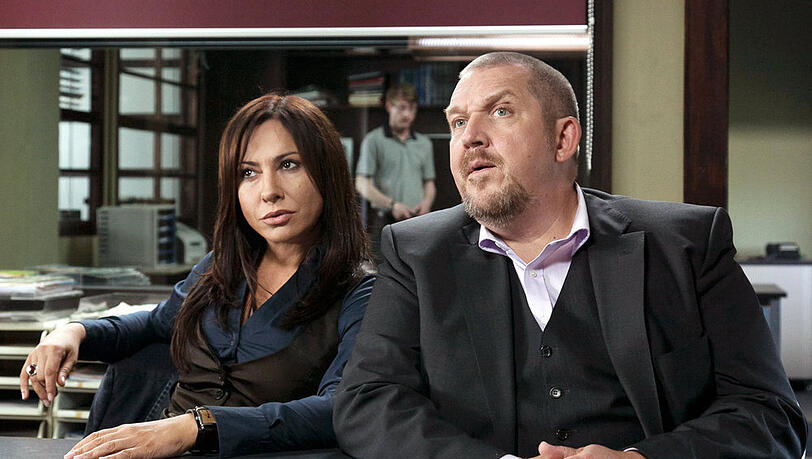 Saalfeld (Simone Thomalla) und Keppler (Martin Wuttke) suchen den Mörder eines Teenagers Saalfeld (Simone Thomalla) und Keppler (Martin Wuttke) suchen den Mörder eines Teenagers