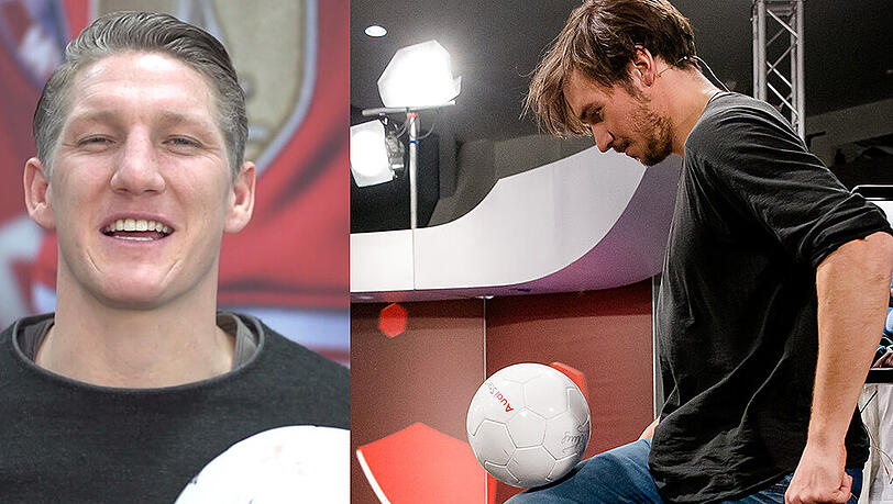 Bastian Schweinsteiger und Felix Neureuther fuhren in Kindertagen gegeneinader Skirennen. Bastian Schweinsteiger und Felix Neureuther fuhren in Kindertagen gegeneinader Skirennen.