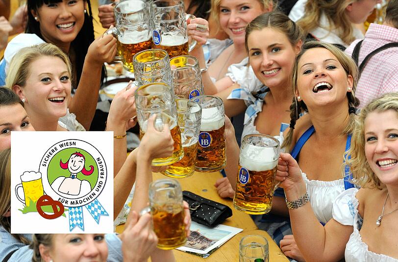 Die Aktion Sichere Wiesn für Mädchen und Frauen gibt Tipps für den sicheren Wiesn-Besuch.