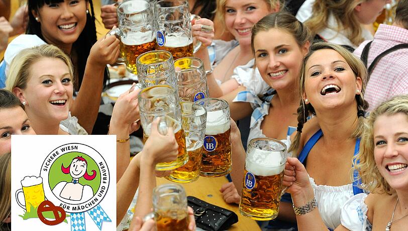 Die Aktion Sichere Wiesn für Mädchen und Frauen gibt Tipps für den sicheren Wiesn-Besuch. Die Aktion Sichere Wiesn für Mädchen und Frauen gibt Tipps für den sicheren Wiesn-Besuch.