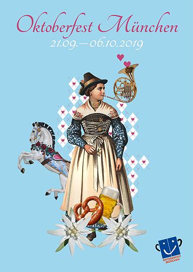 Welches Motiv wird zum Wiesnplakat 2019? 52 Motive stehen insgesamt online zur Auswahl.
