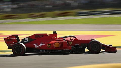 Fuhr im Spa-Training die zweitbeste Zeit hinter seinem Teamkollegen: Ferrari-Pilot Sebastian Vettel.