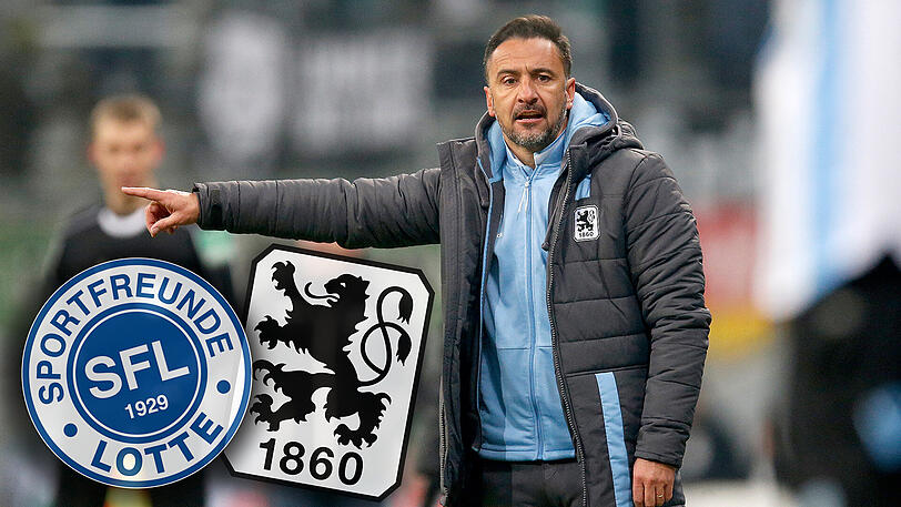Löwen-Trainer Vitor Pereira spricht vor dem Pokalspiel seiner Mannschaft gegen SF Lotte in der Pressekonferenz.