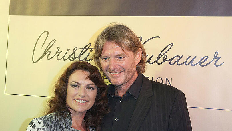Ein Bild aus glücklicheren Tagen: Christine Neubauer und Lambert Dinzinger im August 2010 Ein Bild aus glücklicheren Tagen: Christine Neubauer und Lambert Dinzinger im August 2010