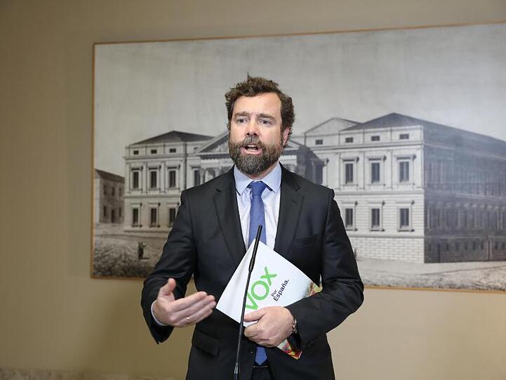 Ivan Espinosa de los Monteros, Sprecher der rechtspopulistischen spanischen Partei Vox.
