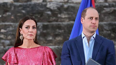 Prinz William und Herzogin Kate sprechen ihr Beileid an die Angehörigen von Deborah James aus.