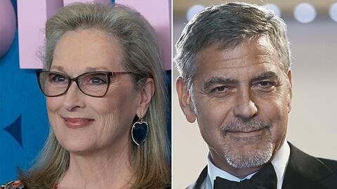Meryl Streep und George Clooney zeigen ihre Unterstützung für die Schauspieler-Gewerkschaft.