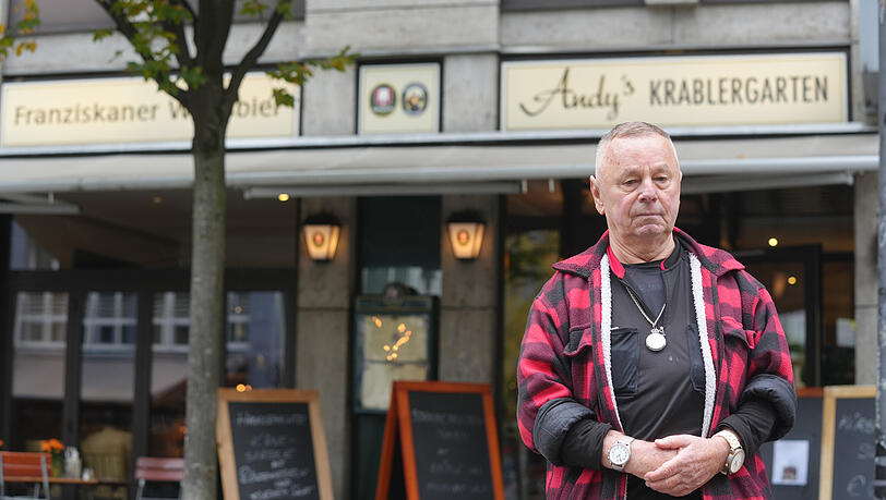 Dass er für Senf in Andy’s Krablergarten extra bezahlen musste, ärgert AZ-Leser Werner Stechbarth (im Bild). Doch der Koch wehrt sich gegen die Vorwürfe.