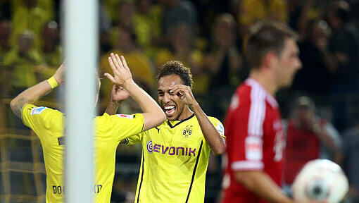 Erbitterte Rivalen: Borussia Dortmund und der FC Bayern. Erbitterte Rivalen: Borussia Dortmund und der FC Bayern.