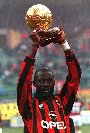 1995: George Weah (Liberia/Paris St. Germain/AC Mailand)