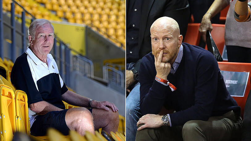 "Für ihn gab es nur Fußball", sagt Klaus Sammer (74) über seinen Sohn Matthias (rechts).