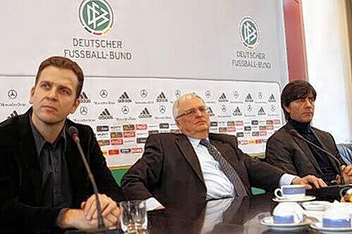 Oliver Bierhoff (li.) und Theo Zwanziger scheinen in Zukunft getrennte Wege zu gehen.