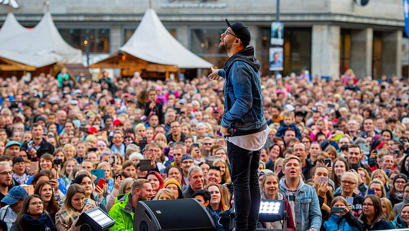 Mark Forster am Samstag in Halle Mark Forster am Samstag in Halle