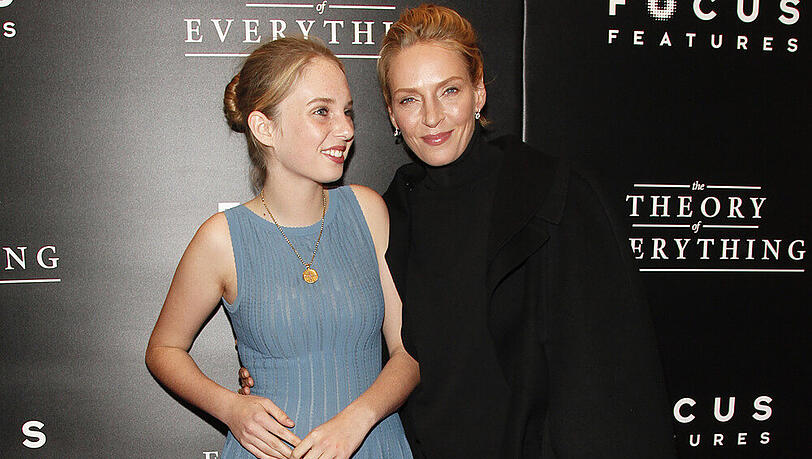 Uma Thurman (r.) und ihre älteste Tochter Maya sieht man manchmal sogar gemeinsam auf dem roten Teppich Uma Thurman (r.) und ihre älteste Tochter Maya sieht man manchmal sogar gemeinsam auf dem roten Teppich