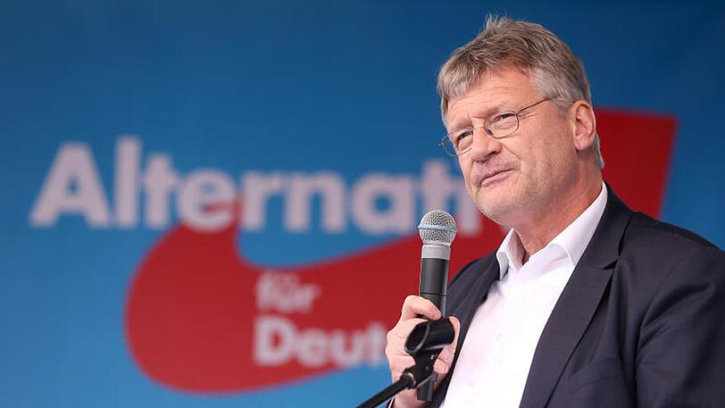 Der AfD-Vorsitzende Jörg Meuthen vergangene Woche bei einer Wahlkampfveranstaltung in Essen.