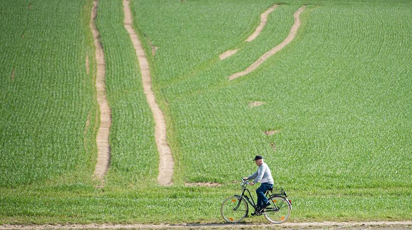 Deutschland genießt das Frühlingswetter. Hier ein Bild aus Hessisch-Oldendorf.