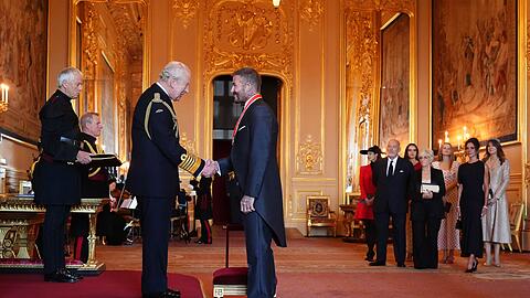 Beckham gilt als großer Verehrer des Königshauses.