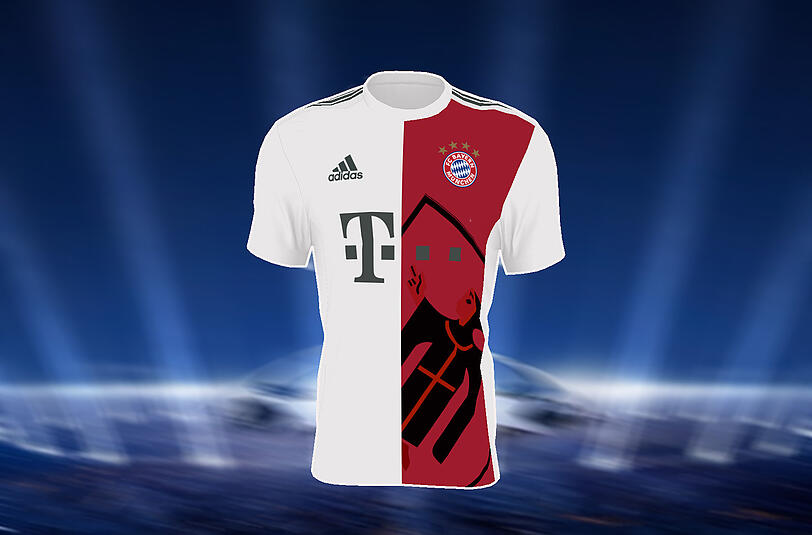 Fans entwerfen Designs für ein Bayern-Trikot: Eines dieser Leiberl wird das Champions-League-Trikot 2017/2018 des Rekordmeisters.