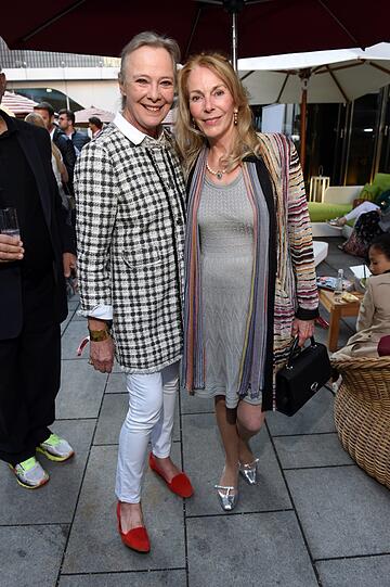 Uschi Prinzessin Hohenlohe mit Jane Seybold