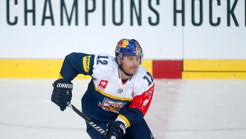Mads Christensen, Stürmer des EHC Red Bull München. Mads Christensen, Stürmer des EHC Red Bull München.