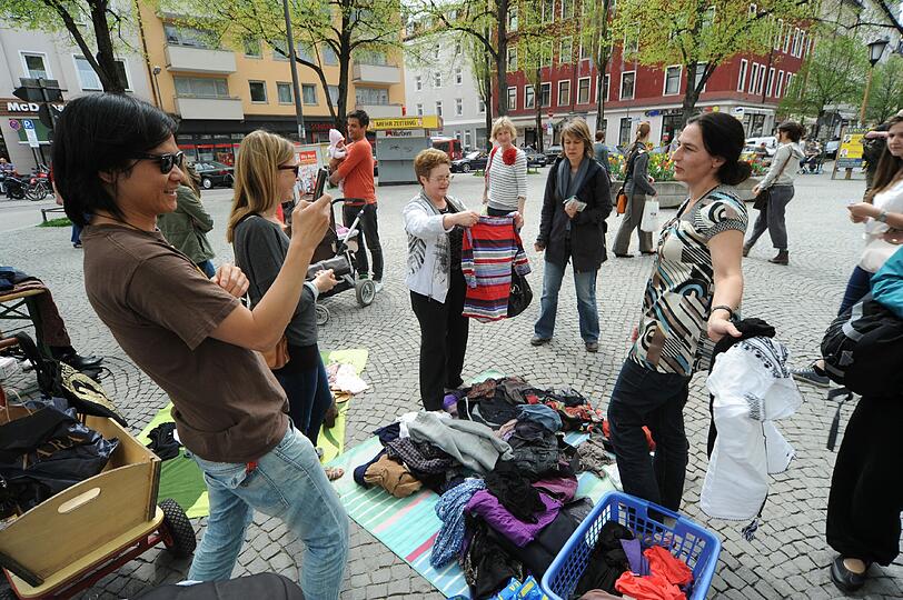 Hofflohmarkt in der Weißenburgerstraße