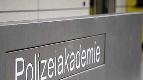 Eingangschild Polizeiakademie.