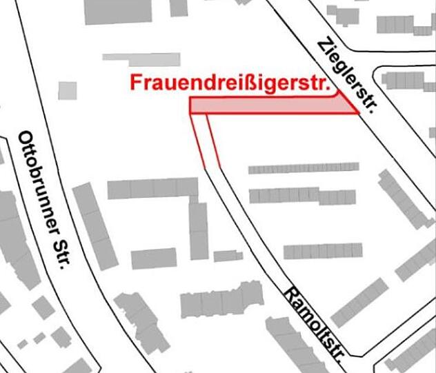 Die Frauendreißigerstraße wurde im Januar 2013 so benannt.