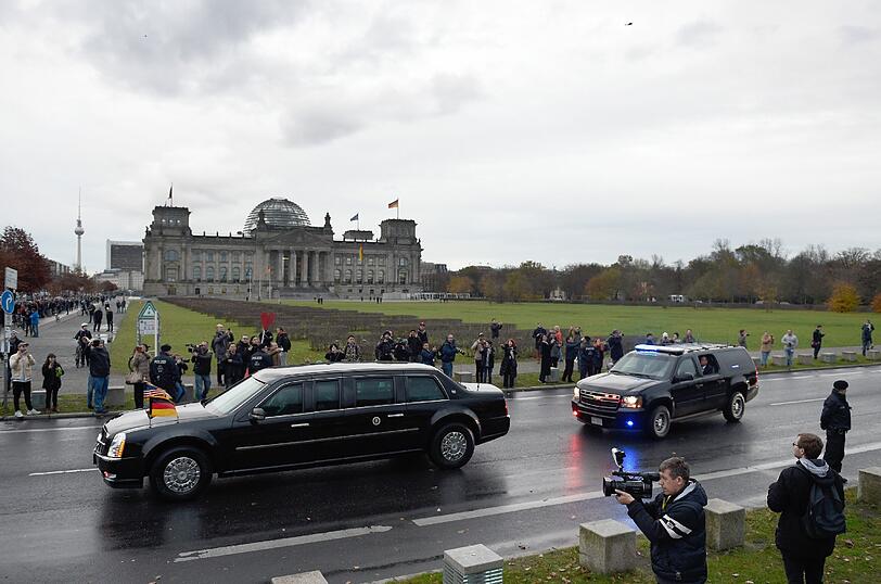 Obama bleibt drei Tage in der deutschen Hauptstadt.