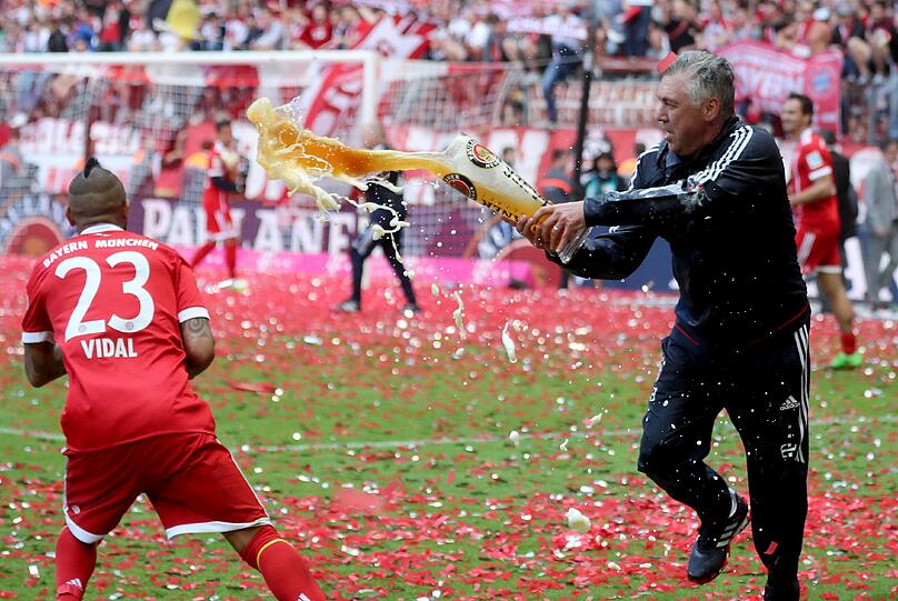 Die Bilder von der Meisterfeier des FC Bayern.