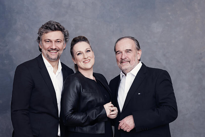 Jonas Kaufmann, Diana Damrau und der Pianist Helmut Deutsch.