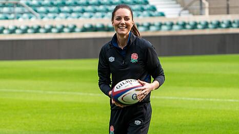 Prinzessin Kate ist seit 2022 Schirmherrin der englischen Rugby League.