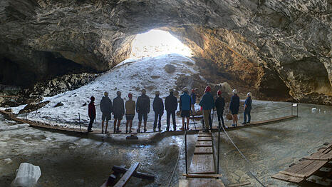 Die Schellenberger Eish&ouml;hle.