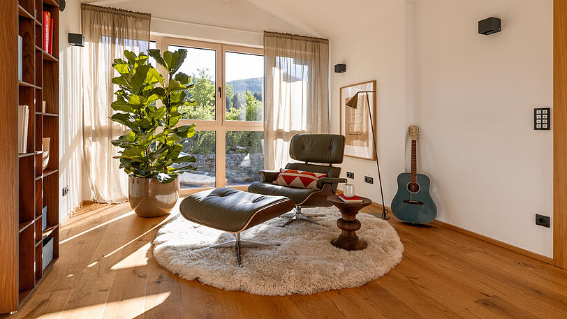 Ein Blick ins Innere der Immobilie am "Bayerischen Meer".