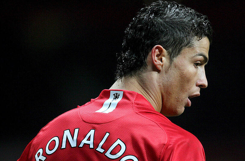 Cristiano Ronaldo hatte einen schweren Stand bei Manchester United.