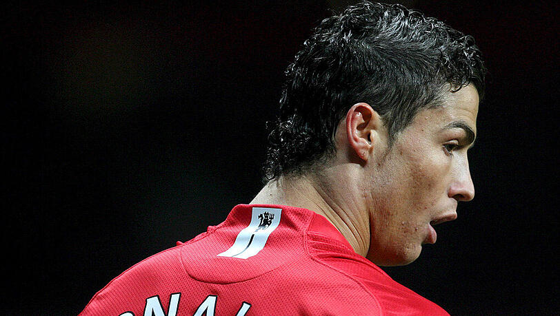 Cristiano Ronaldo hatte einen schweren Stand bei Manchester United. Cristiano Ronaldo hatte einen schweren Stand bei Manchester United.