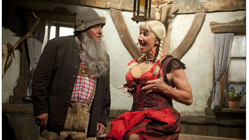 Alpine Gaudi mit Gailtalerin und Knecht: Klaus Eberhartinger und Joesi Prokopetz in "Der Watzmann ruft".