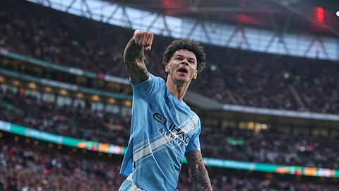 Doppeltorsch&uuml;tze f&uuml;r Manchester: Nico O'Reilly.