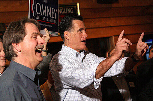 Der Comedian Jeff Foxworthy trat schon bei Romneys Wahlkampfveranstaltungen auf.