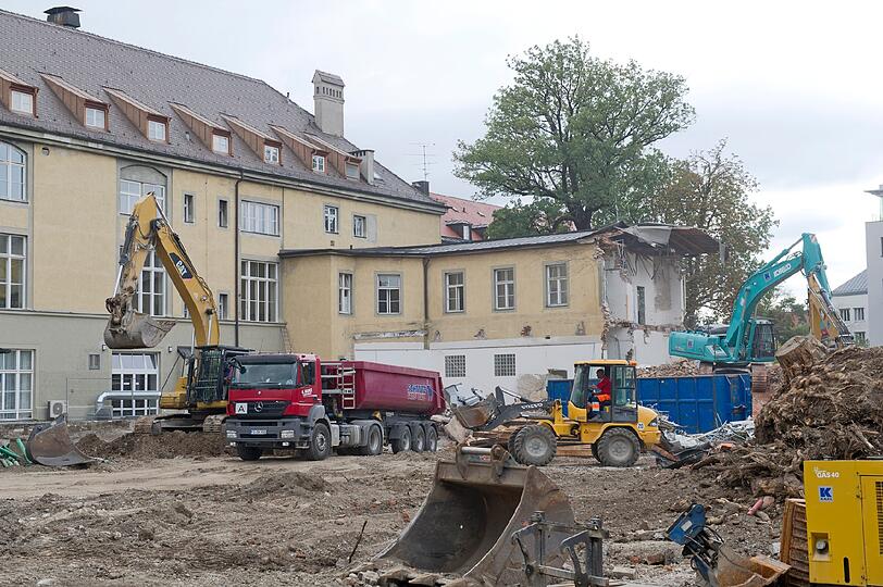 Ein Foto aus dem September &ndash; zum Beginn der Abrissarbeiten.