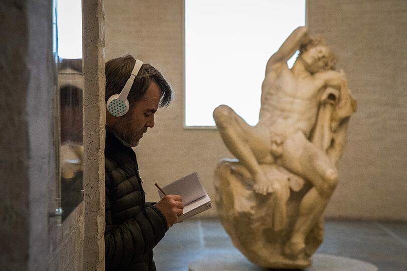 Die Kammerspiele und Rimini Protokoll in der Glyptothek.